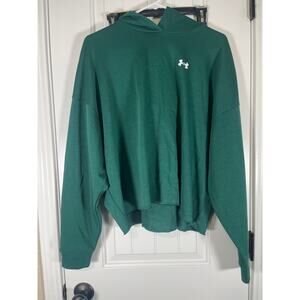 GREEN UNDERARMOR HOODIE